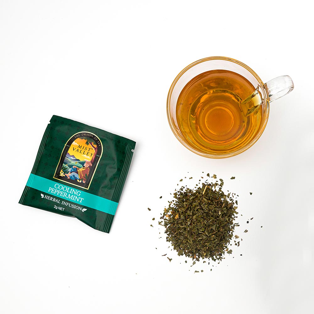 Cooling Peppermint Pyramid Teabags