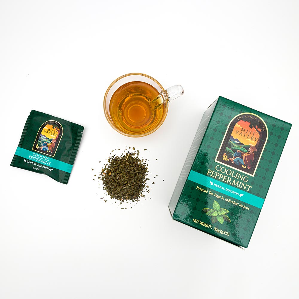 Cooling Peppermint Pyramid Teabags