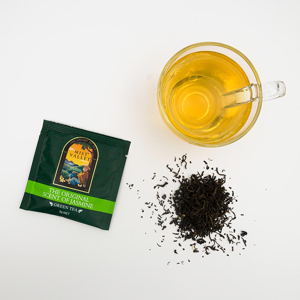 THE ORIGINAL SCENT OF JASMINE - Pyramid Teabags - Image 2