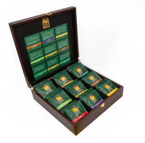 9 SLOT SACHET PRESENTER WITH TEA (9 VARIANTS X 5 SACHETS)