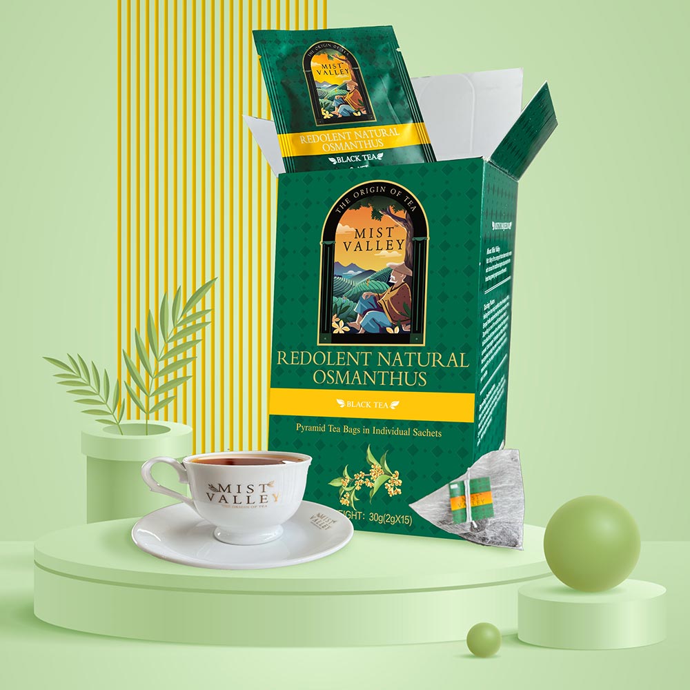Redolent Natural Osmanthus Pyramid Teabags