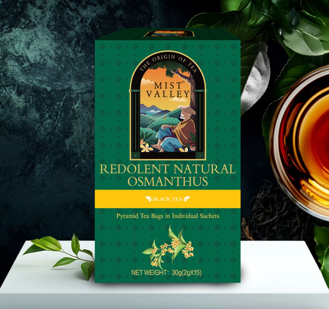 REDOLENT NATURAL OSMANTHUS - Pyramid Teabags